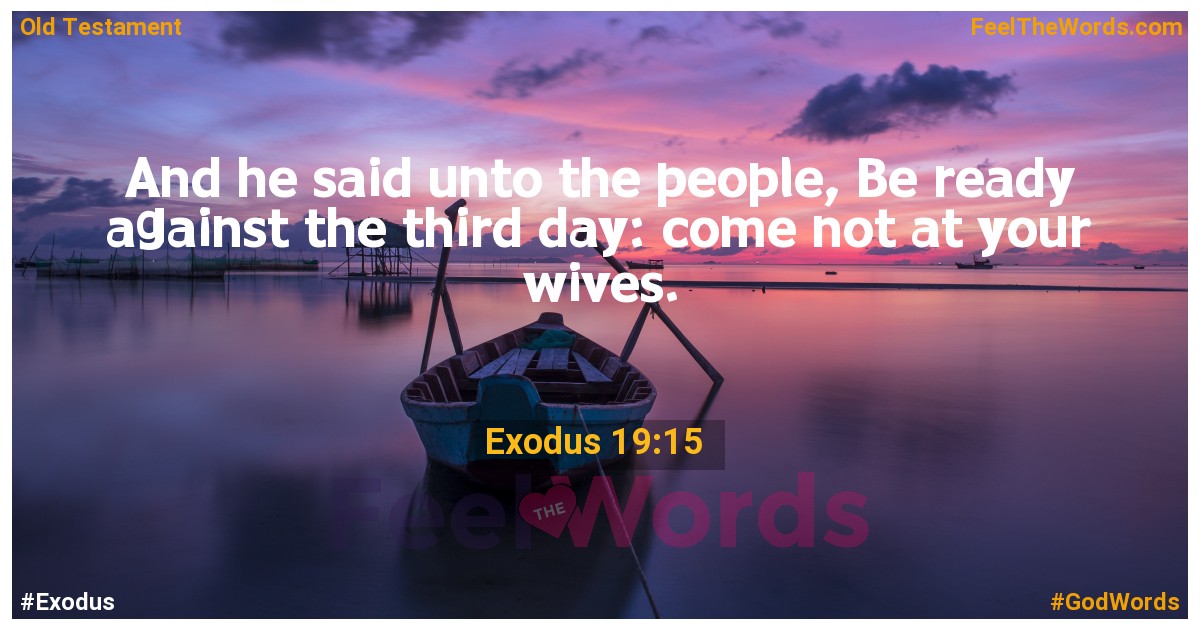 Exodus 19:15