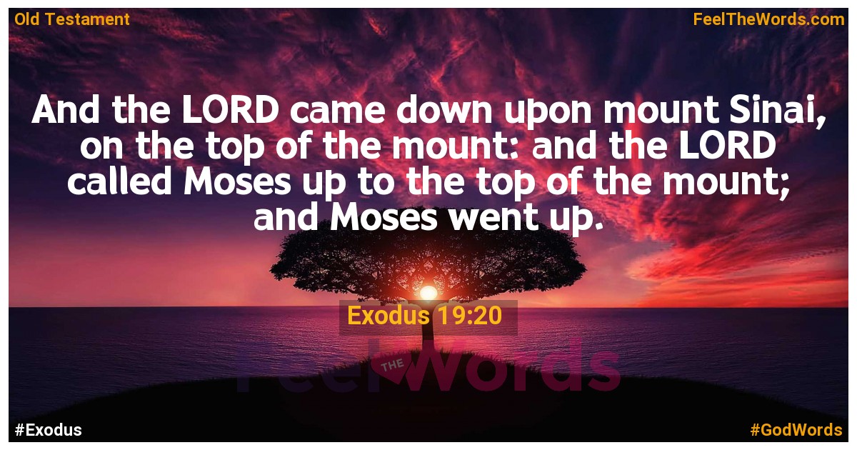 Exodus 19:20