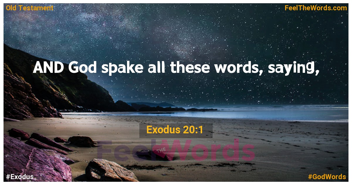 Exodus 20:1