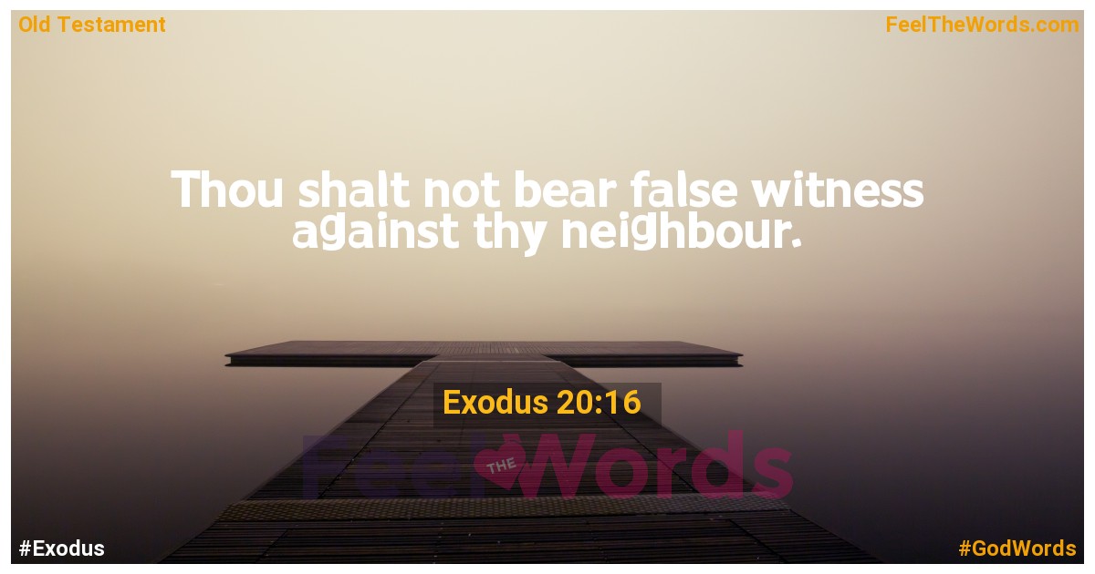 Exodus 20:16