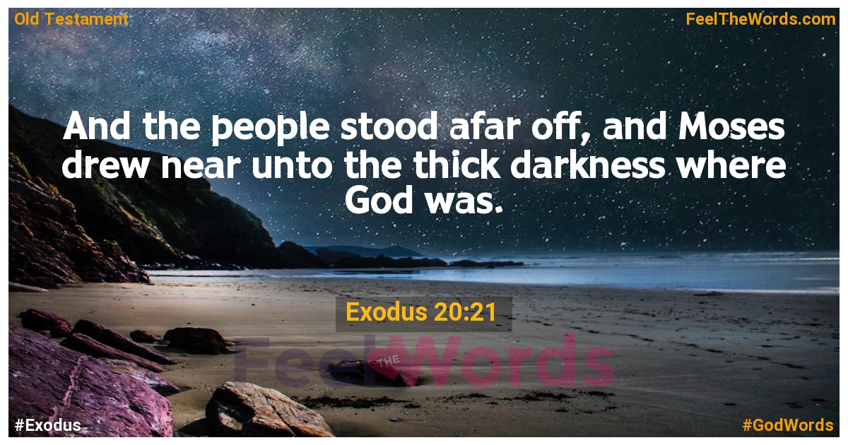 Exodus 20:21