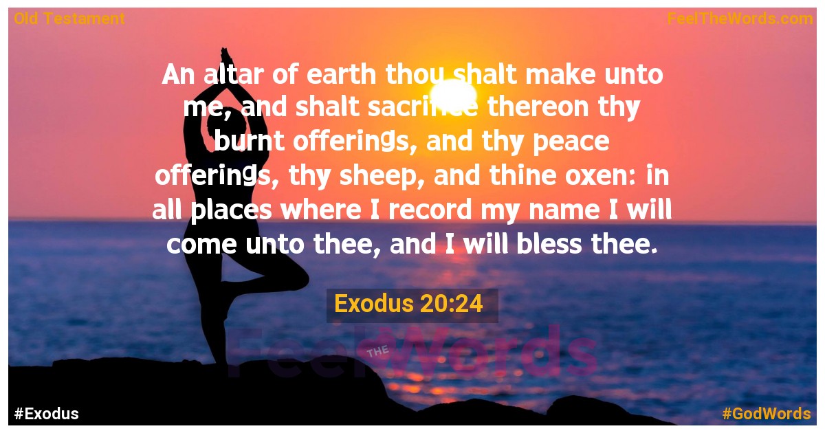Exodus 20:24