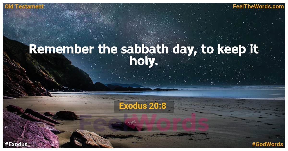 Exodus 20:8