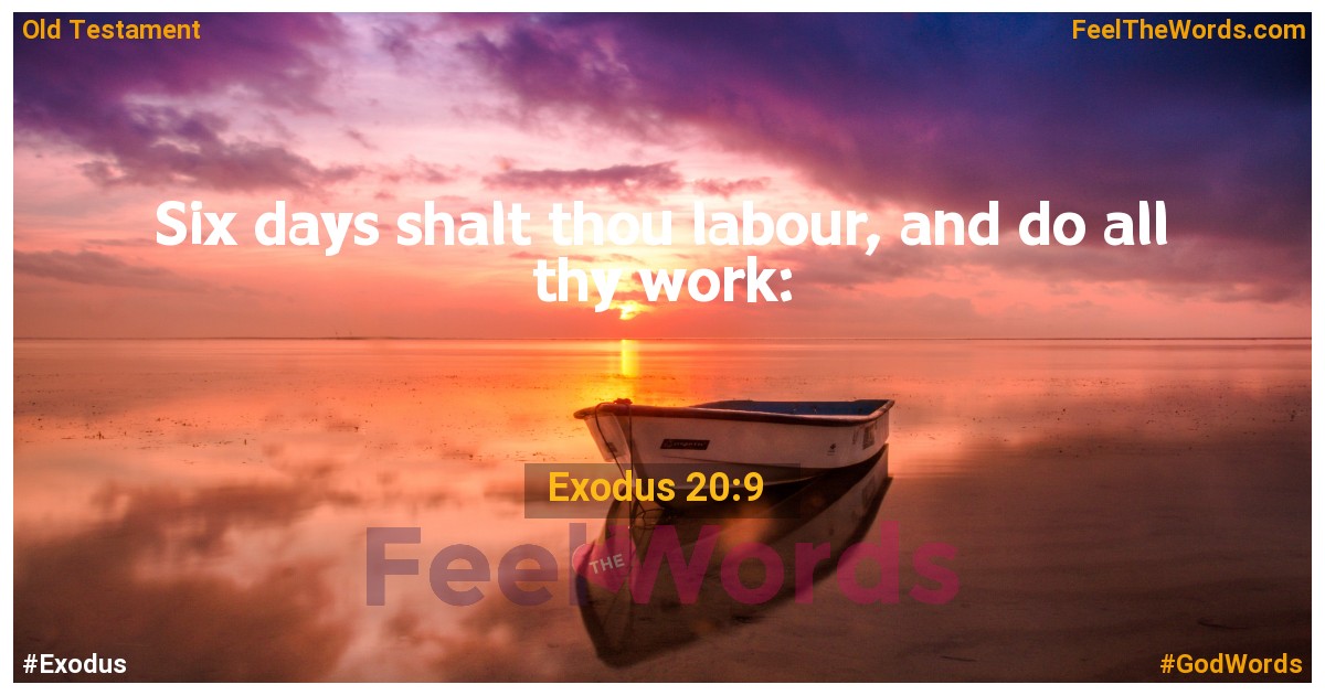 Exodus 20:9