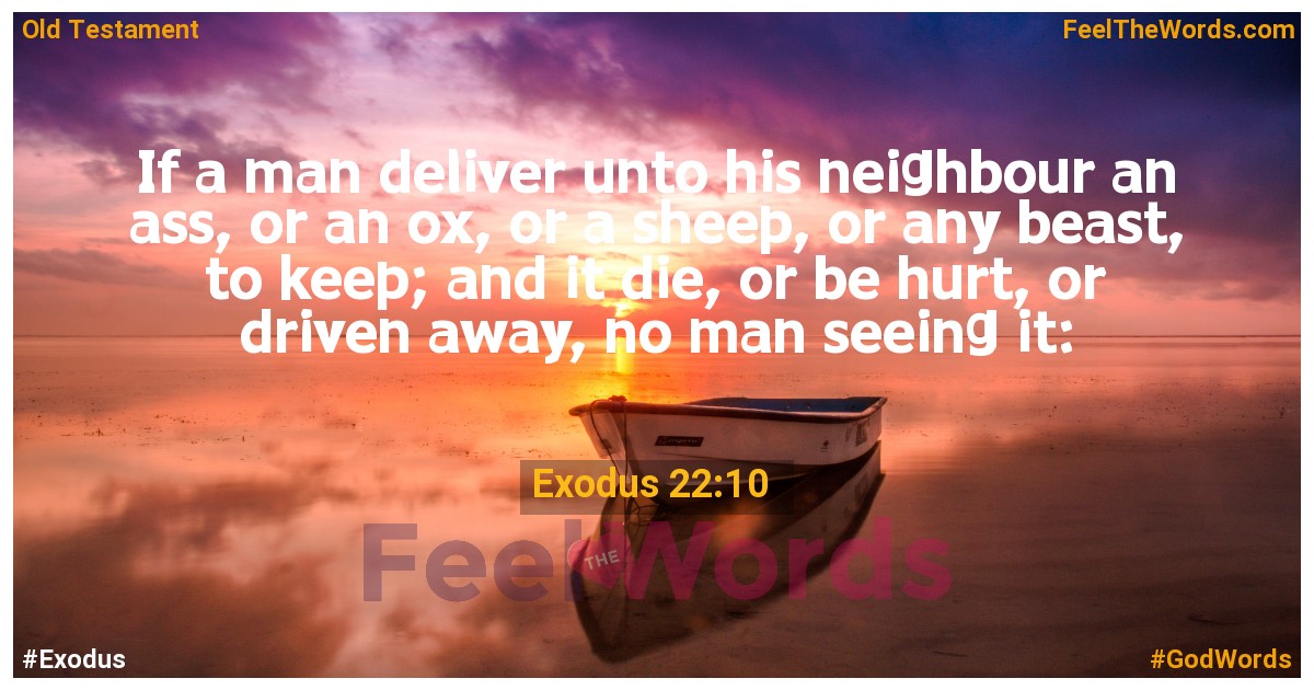 Exodus 22:10