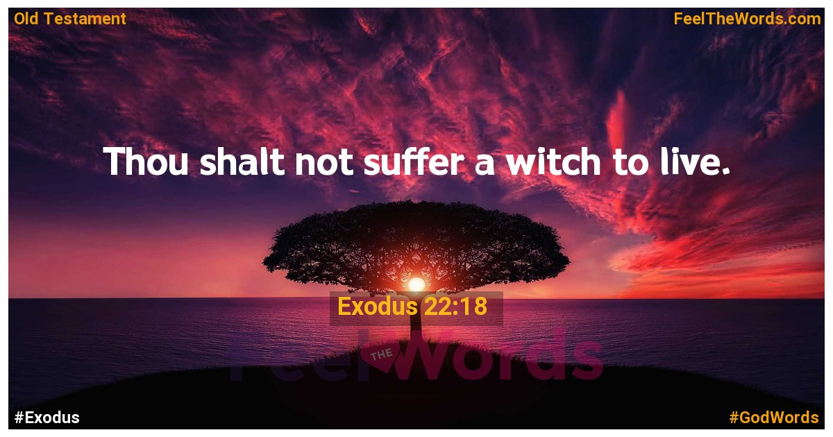 Exodus 22:18