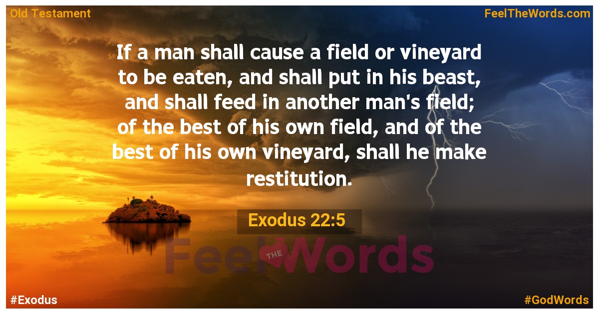Exodus 22:5