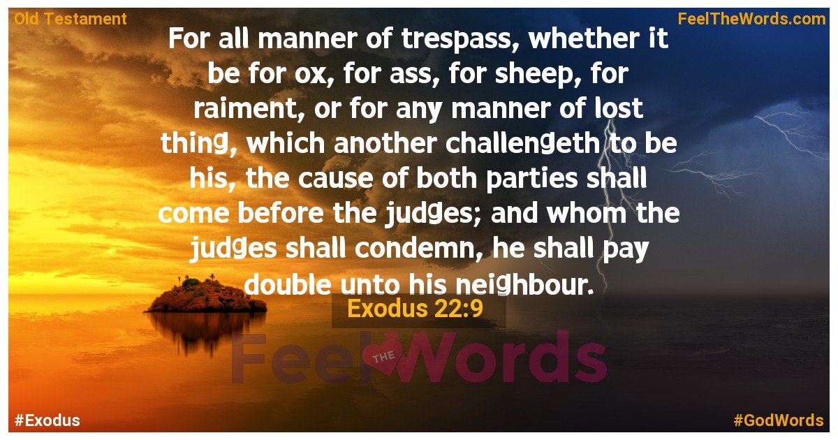 Exodus 22:9