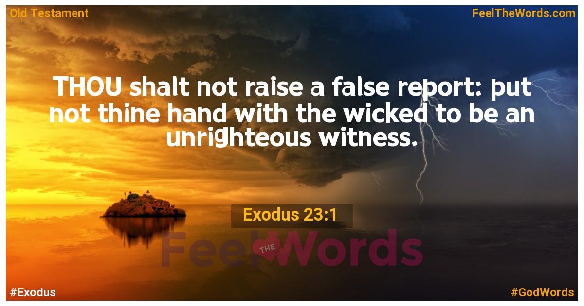 Exodus 23:1