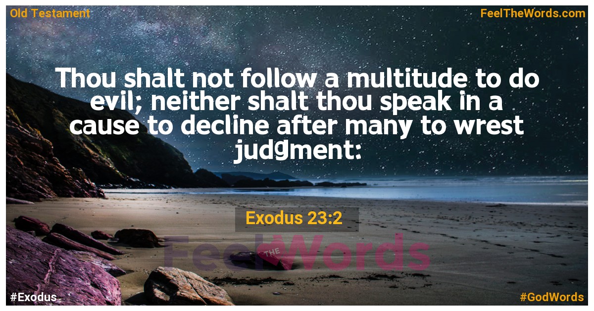 Exodus 23:2