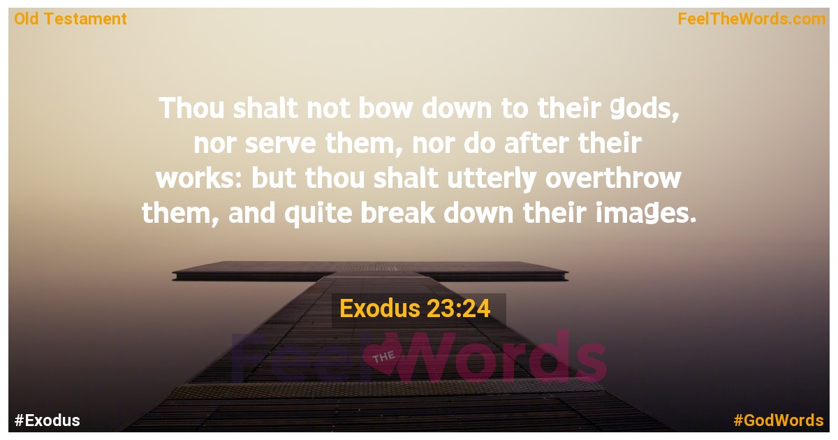 Exodus 23:24