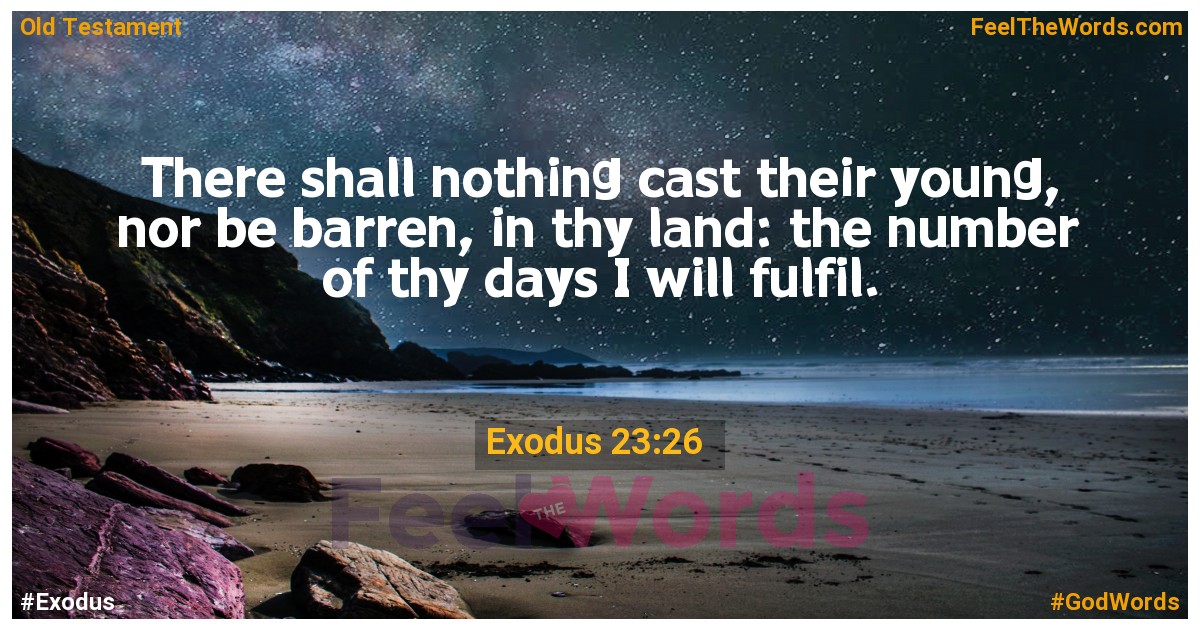 Exodus 23:26