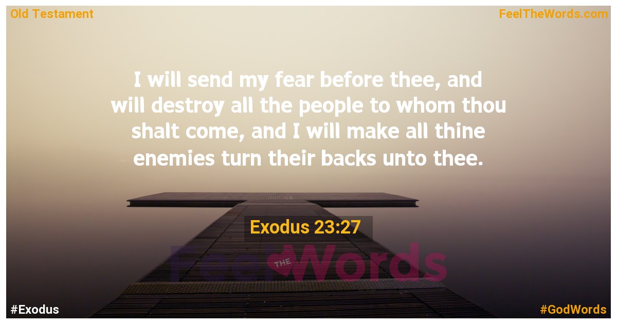 Exodus 23:27