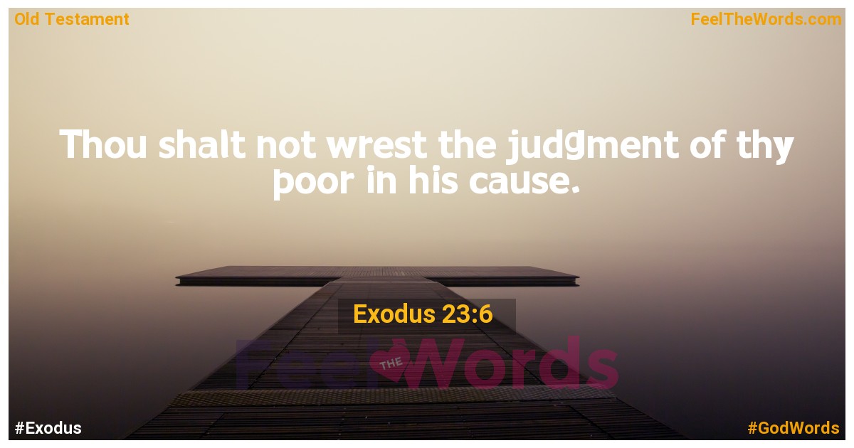 Exodus 23:6