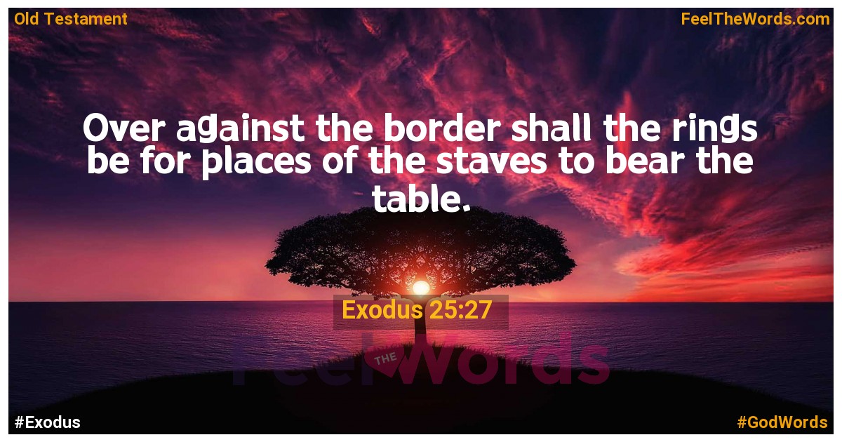 Exodus 25:27