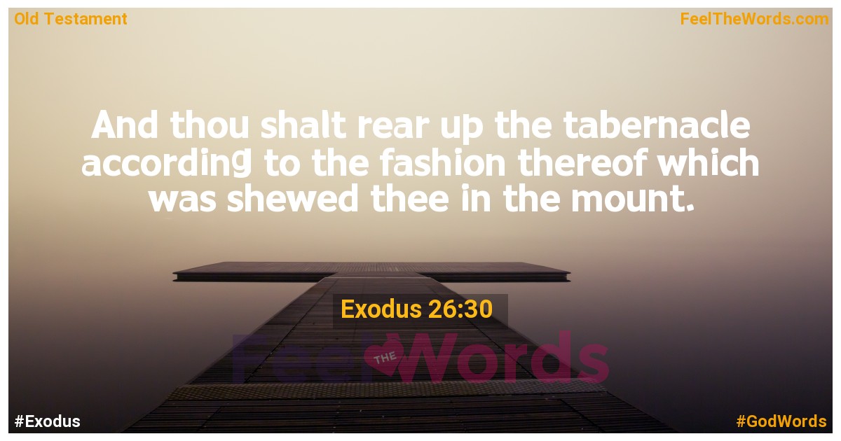 Exodus 26:30