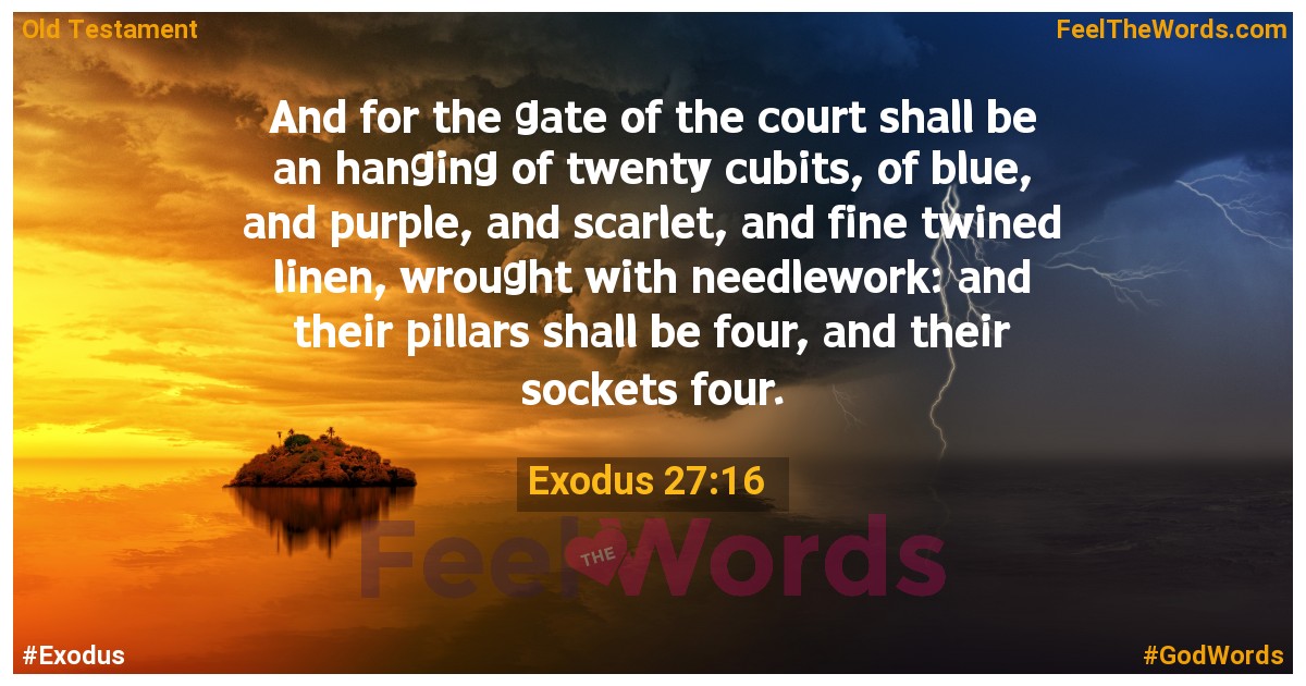 Exodus 27:16