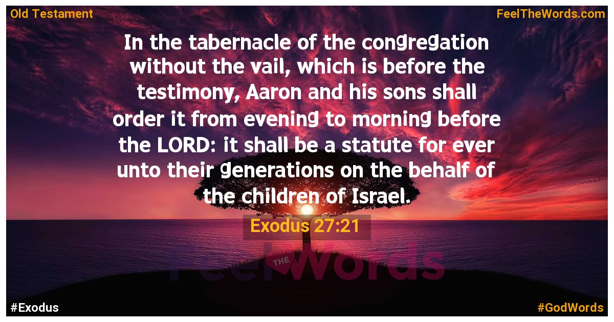 Exodus 27:21