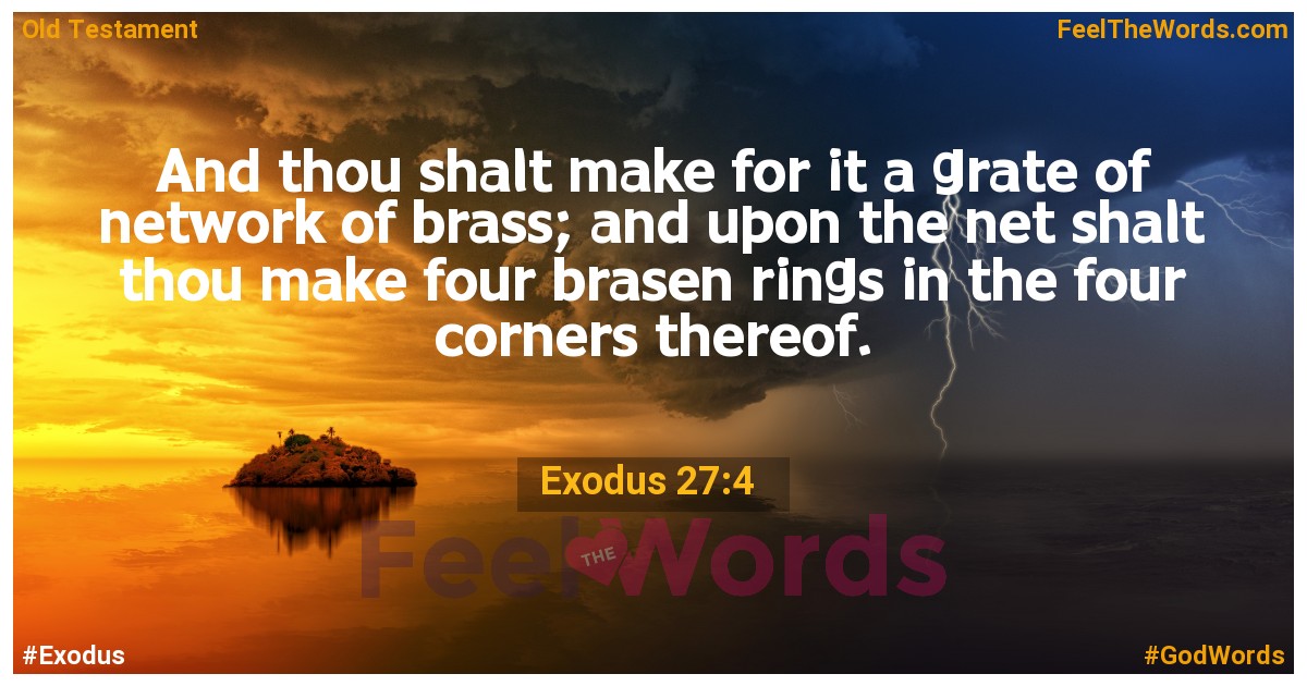 Exodus 27:4