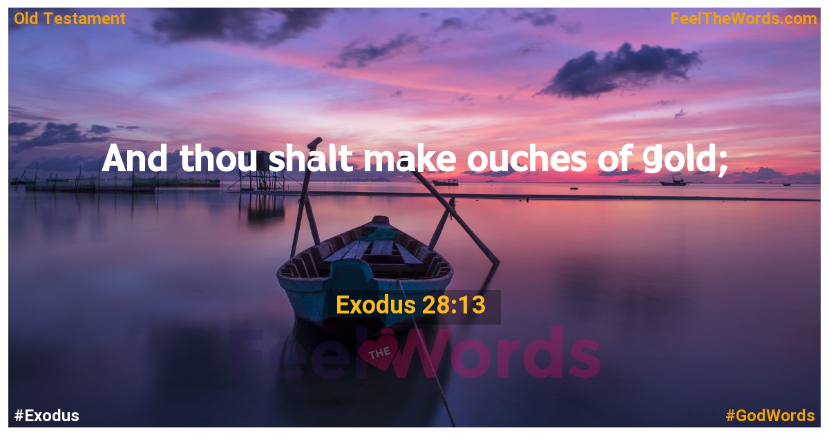 Exodus 28:13