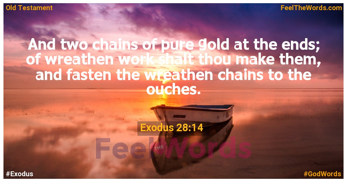 Exodus 28:14