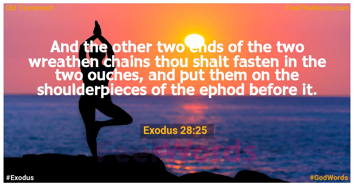 Exodus 28:25