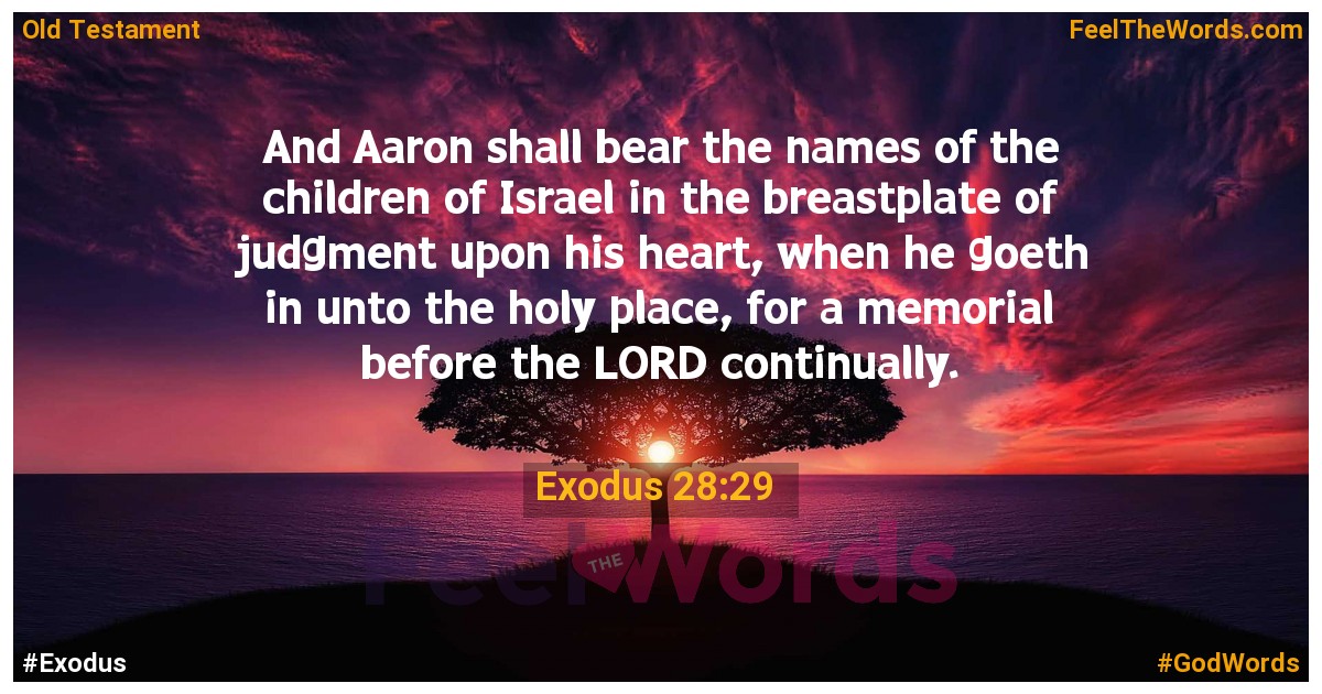 Exodus 28:29