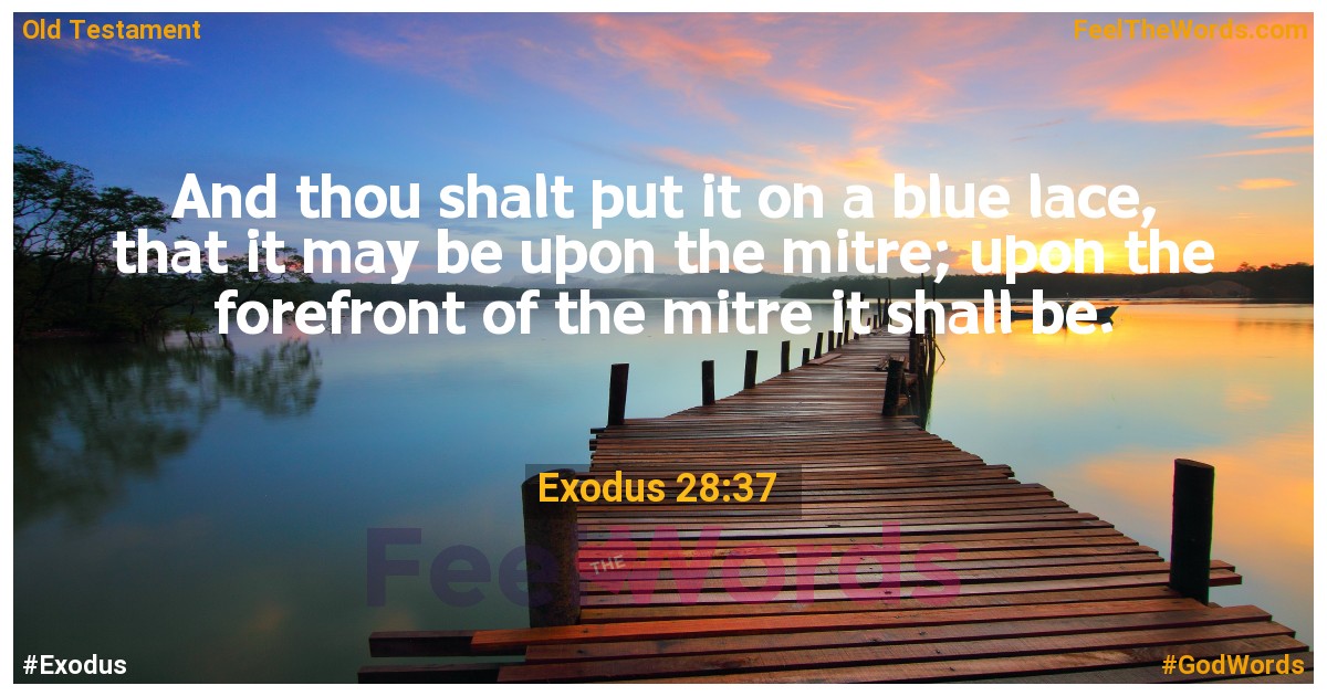 Exodus 28:37