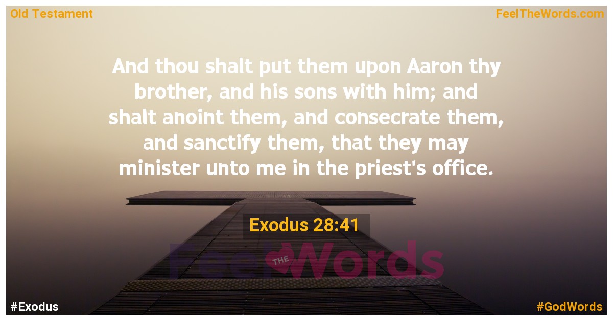 Exodus 28:41
