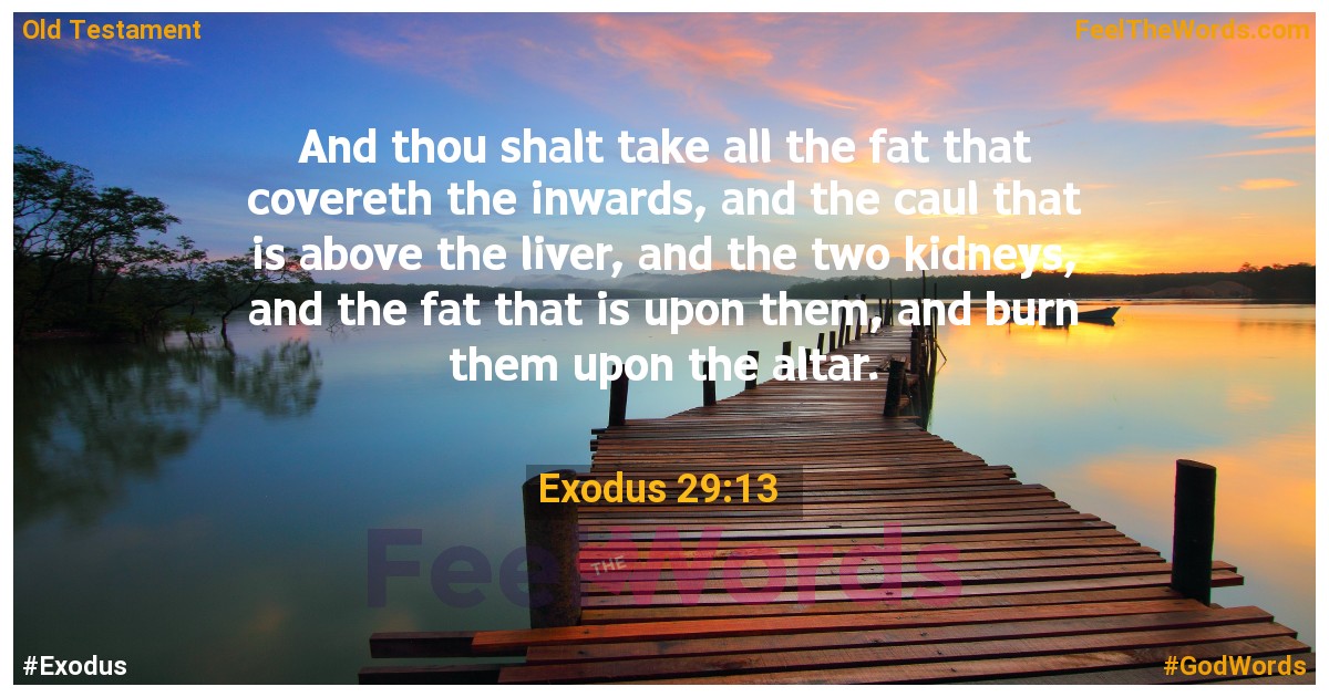 Exodus 29:13