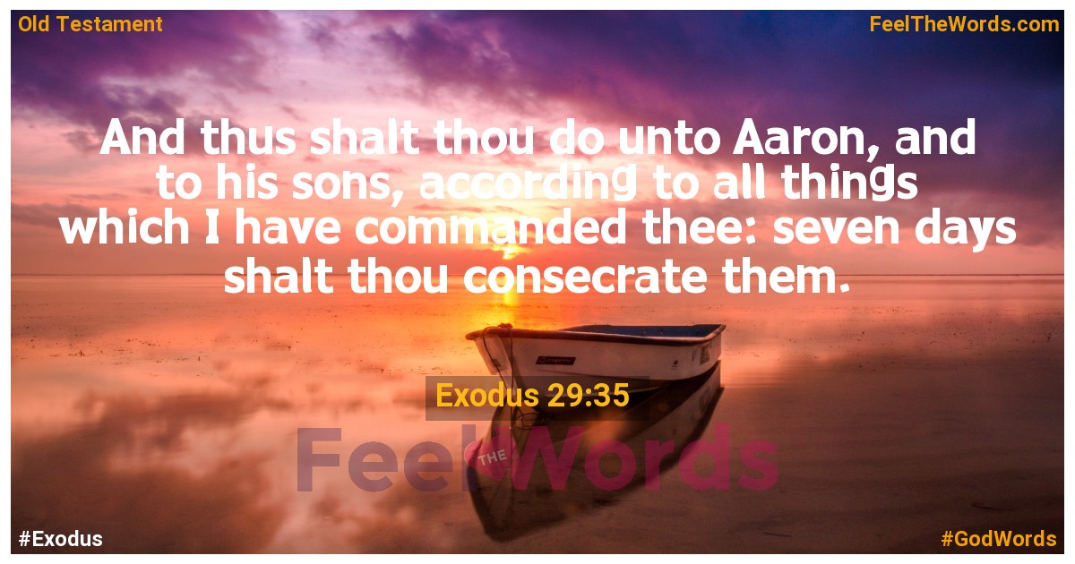 Exodus 29:35