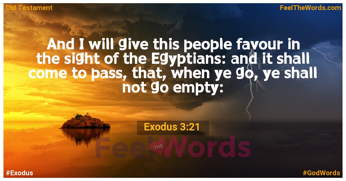 Exodus 3:21