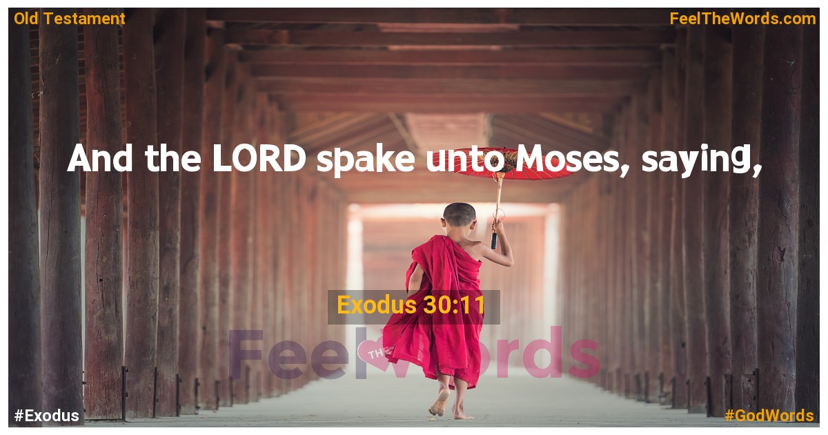 Exodus 30:11