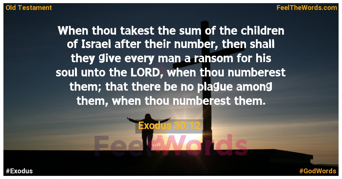 Exodus 30:12