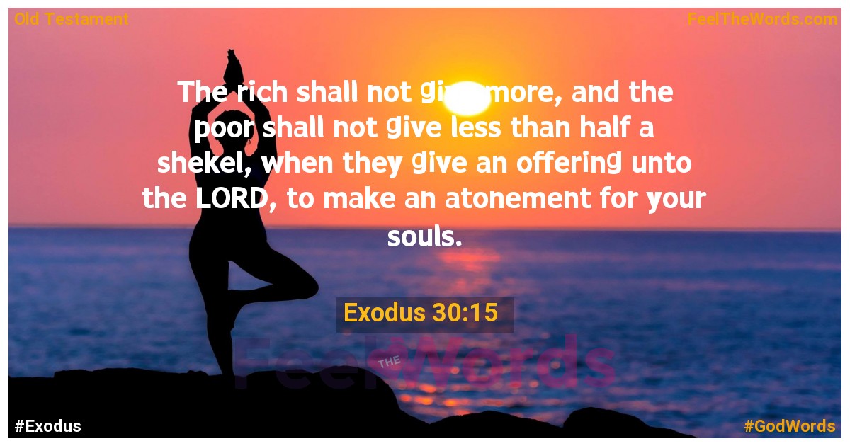 Exodus 30:15