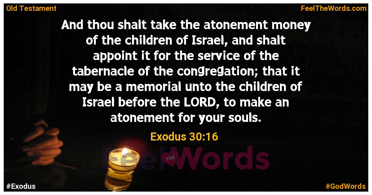 Exodus 30:16