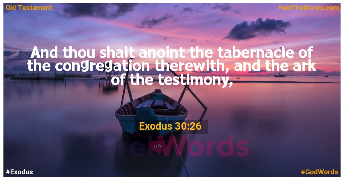 Exodus 30:26