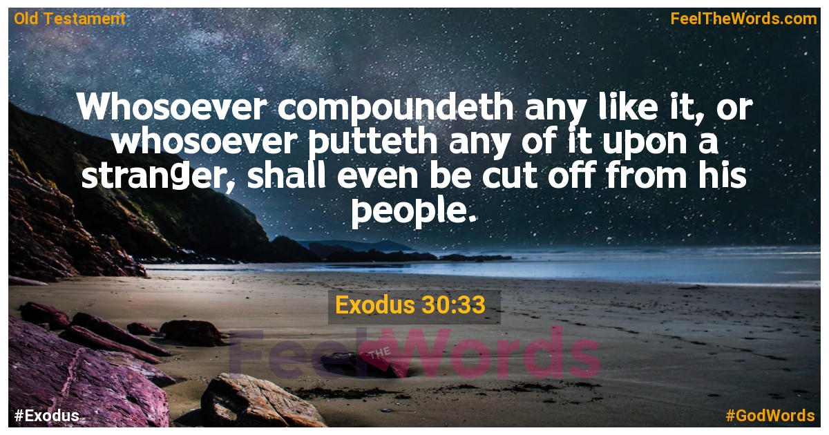 Exodus 30:33