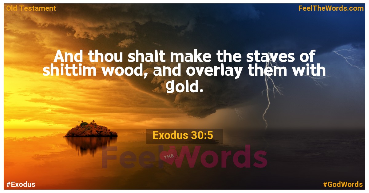 Exodus 30:5