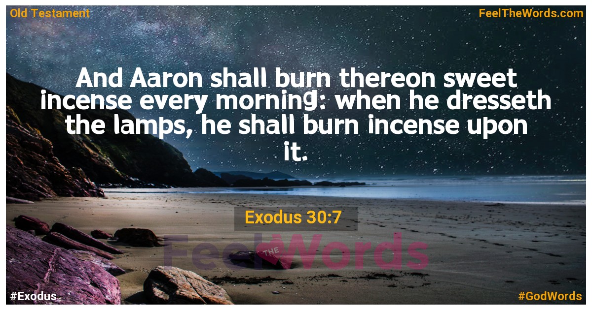 Exodus 30:7