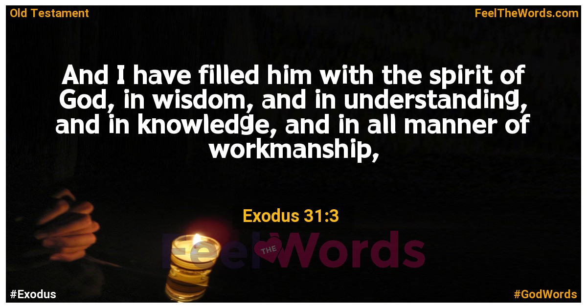 Exodus 31:3