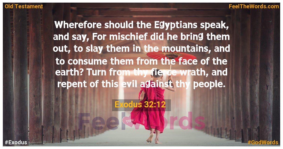 Exodus 32:12