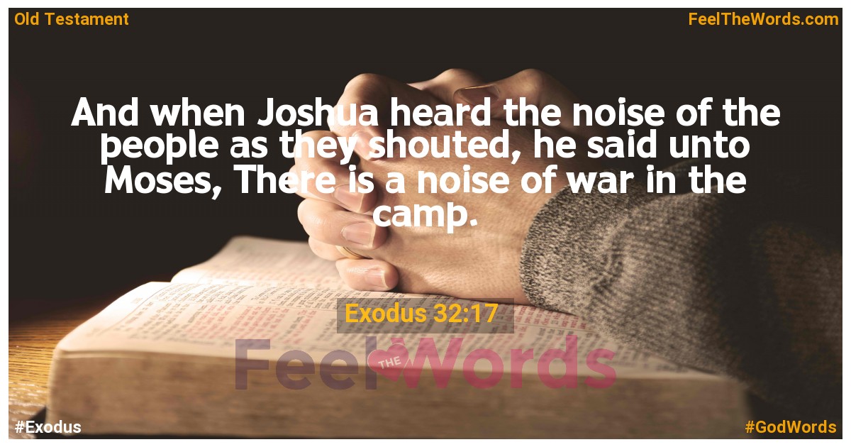 Exodus 32:17
