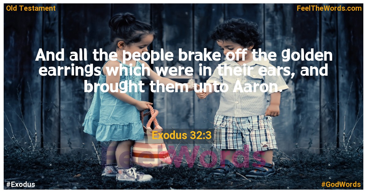 Exodus 32:3
