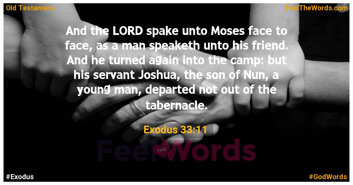 Exodus 33:11