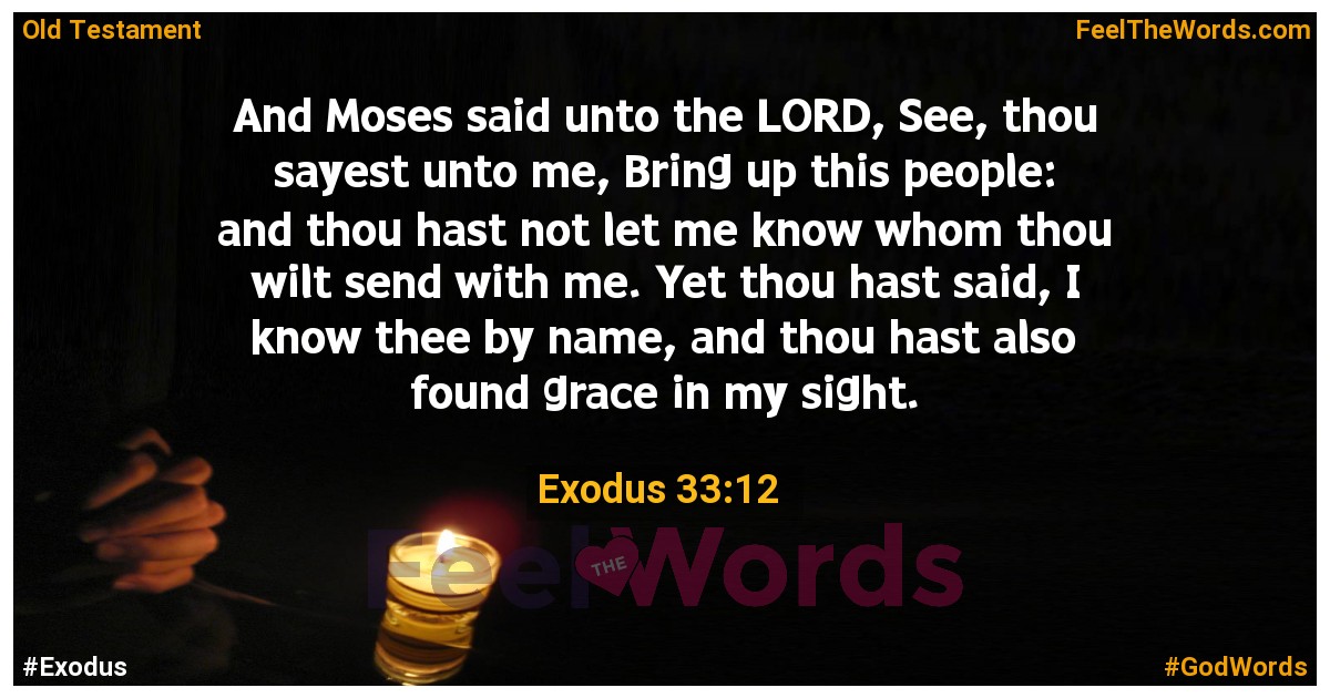 Exodus 33:12
