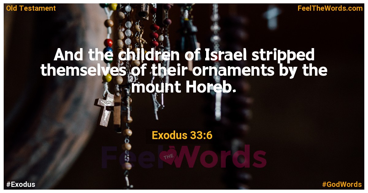 Exodus 33:6