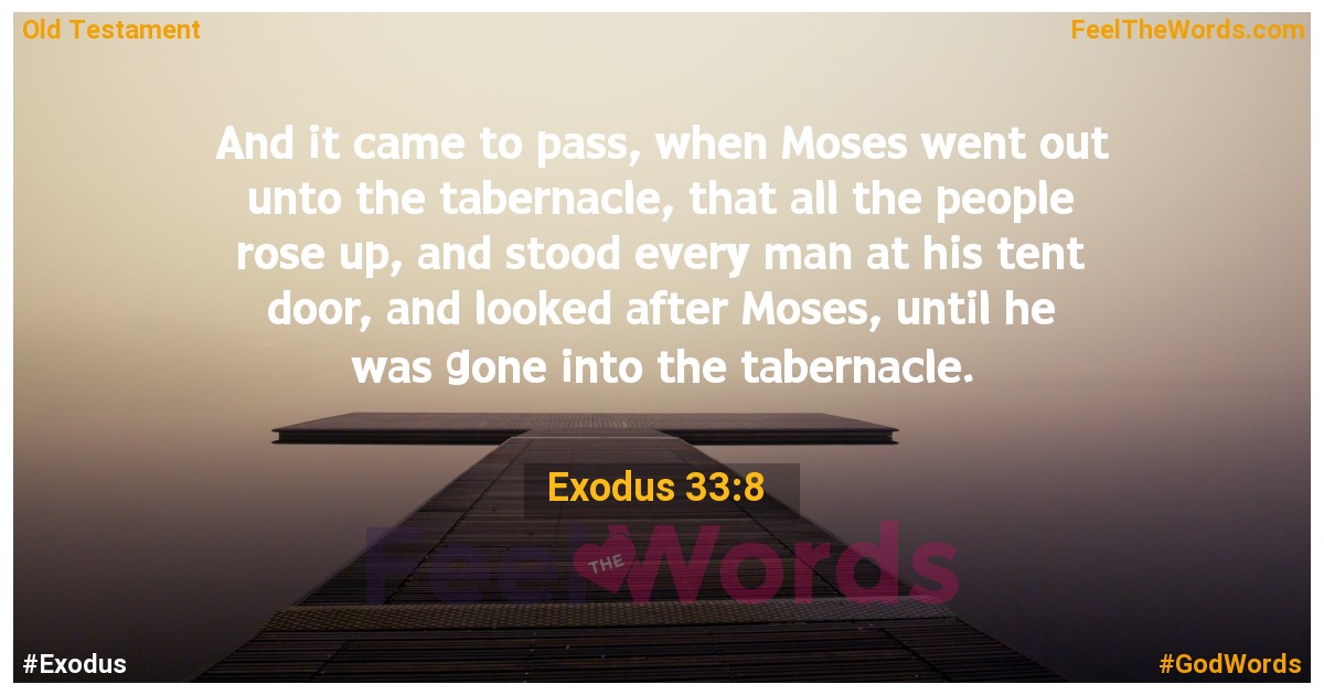 Exodus 33:8