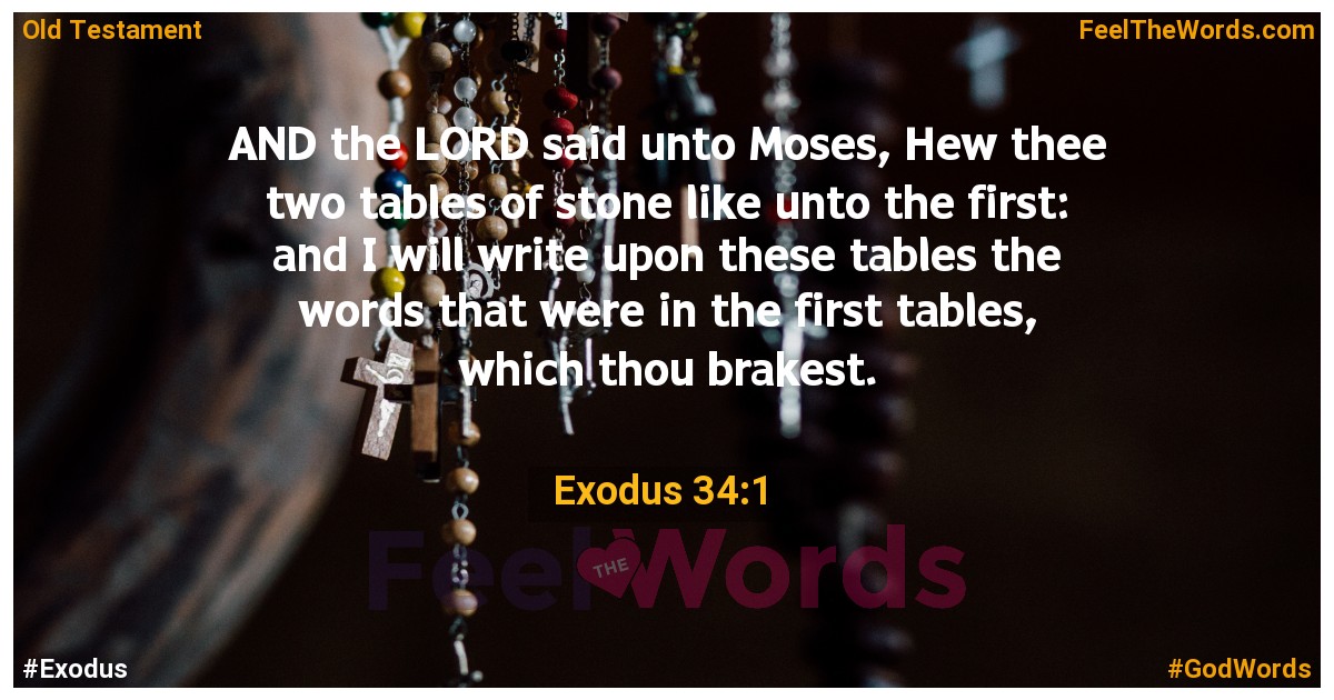 Exodus 34:1