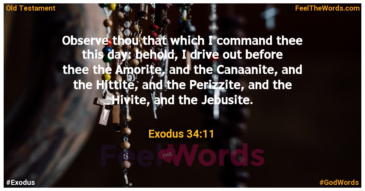 Exodus 34:11
